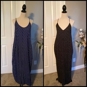 LuLu’s boho blk/wht & navyblue/wht Maxi w/pockets